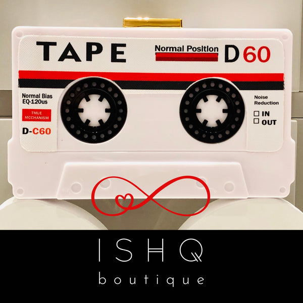Cassie ~ Cassette Clutch - Ishq Boutique